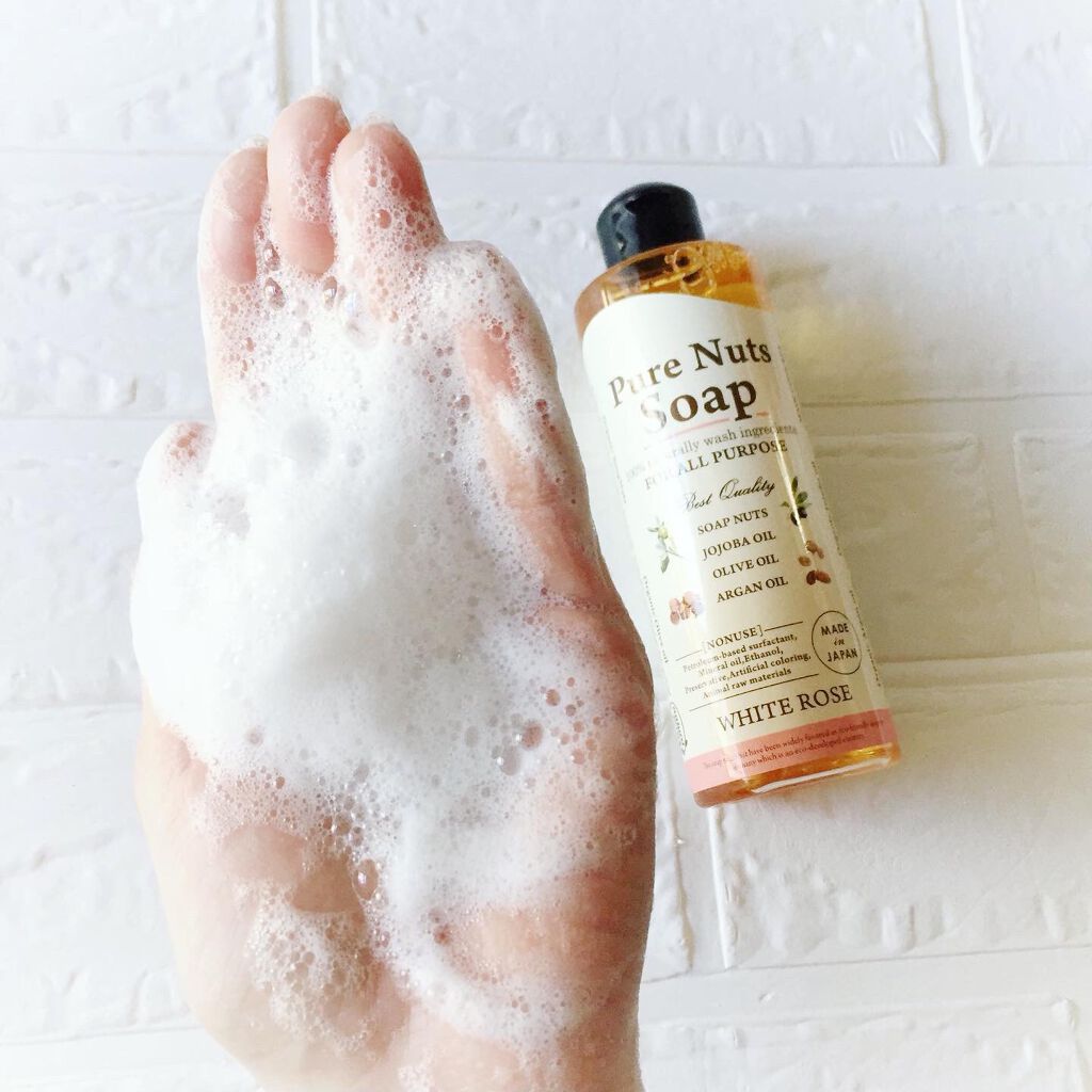 ピュアナッツソープ ホワイトローズの香り/ナチュラセラ/洗顔フォームを使ったクチコミ(1枚目)