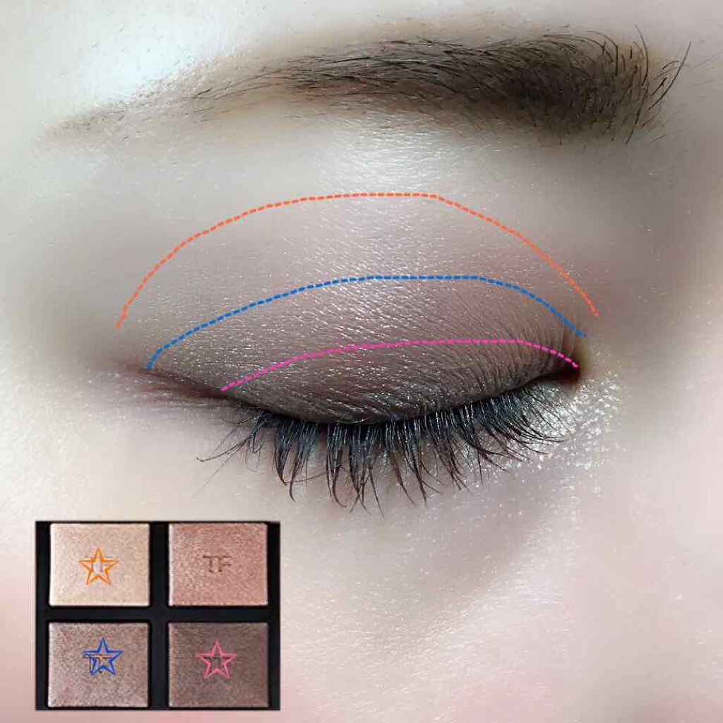 アイ カラー クォード/TOM FORD BEAUTY/アイシャドウパレットを使ったクチコミ(3枚目)