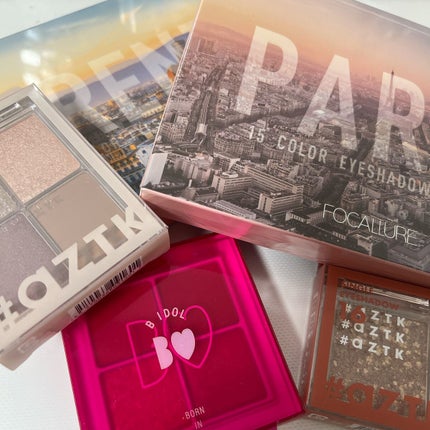 4色アイシャドウパレット/aZTK/アイシャドウパレットを使ったクチコミ(1枚目)