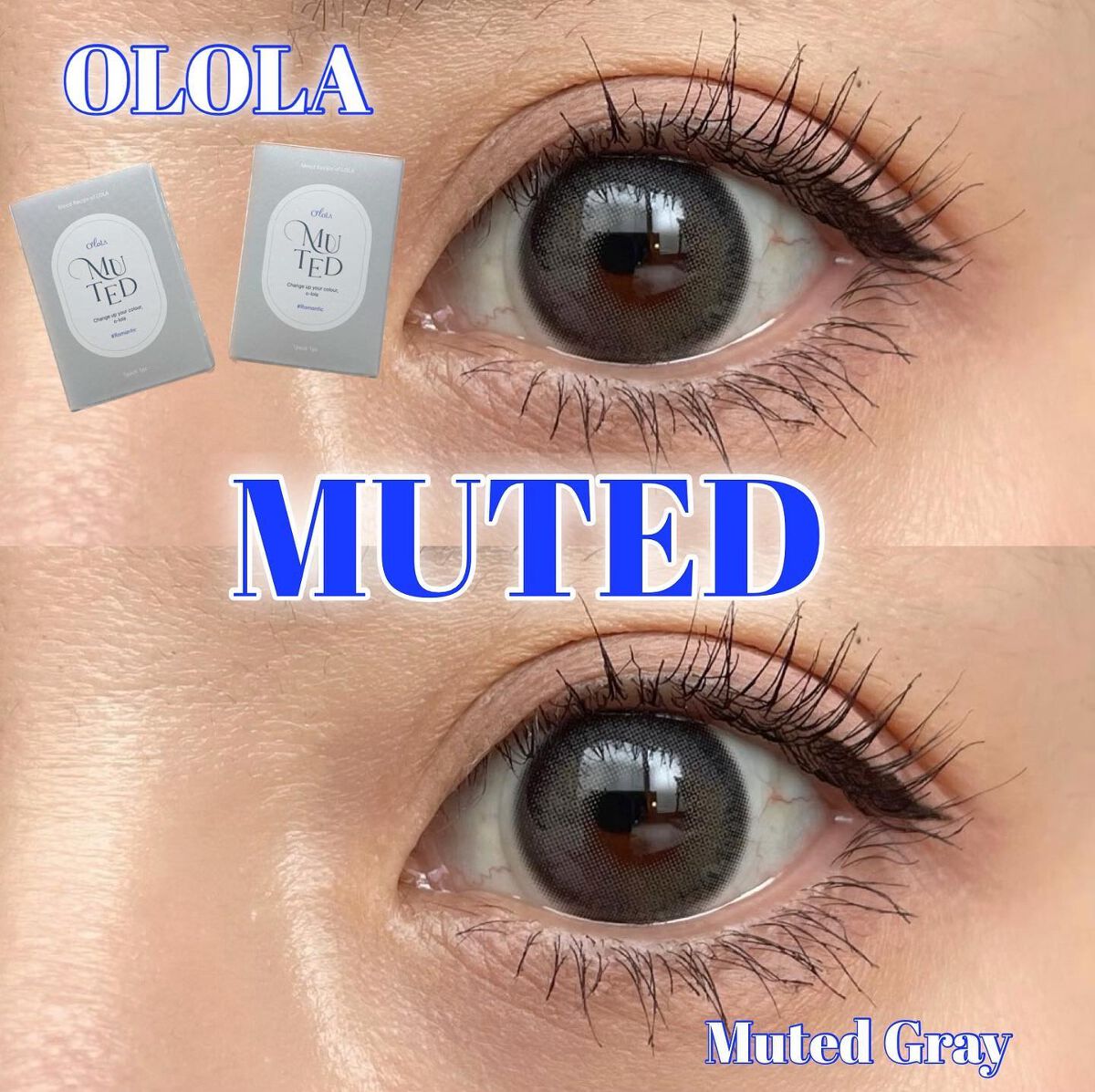 ミューテッド/OLOLA/カラーコンタクトレンズを使ったクチコミ(1枚目)
