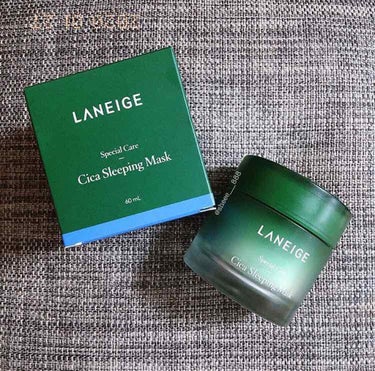 シカスリーピングマスク/LANEIGE/フェイスクリームを使ったクチコミ（2枚目）