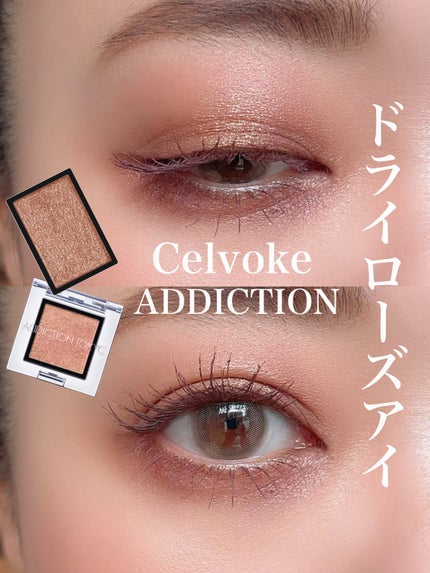 ヴァティック アイズ 07 ドライローズ/Celvoke/単色アイシャドウを使ったクチコミ(1枚目)