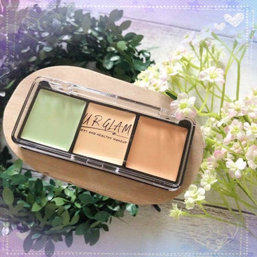 U R GLAM UR GLAM　CONCEALER PALETTEのクチコミ「ユーアーグラムのコンシーラーパレットを購入したよ😊

私、緑のコンシーラーを買うのは初めてだか.....」（1枚目）