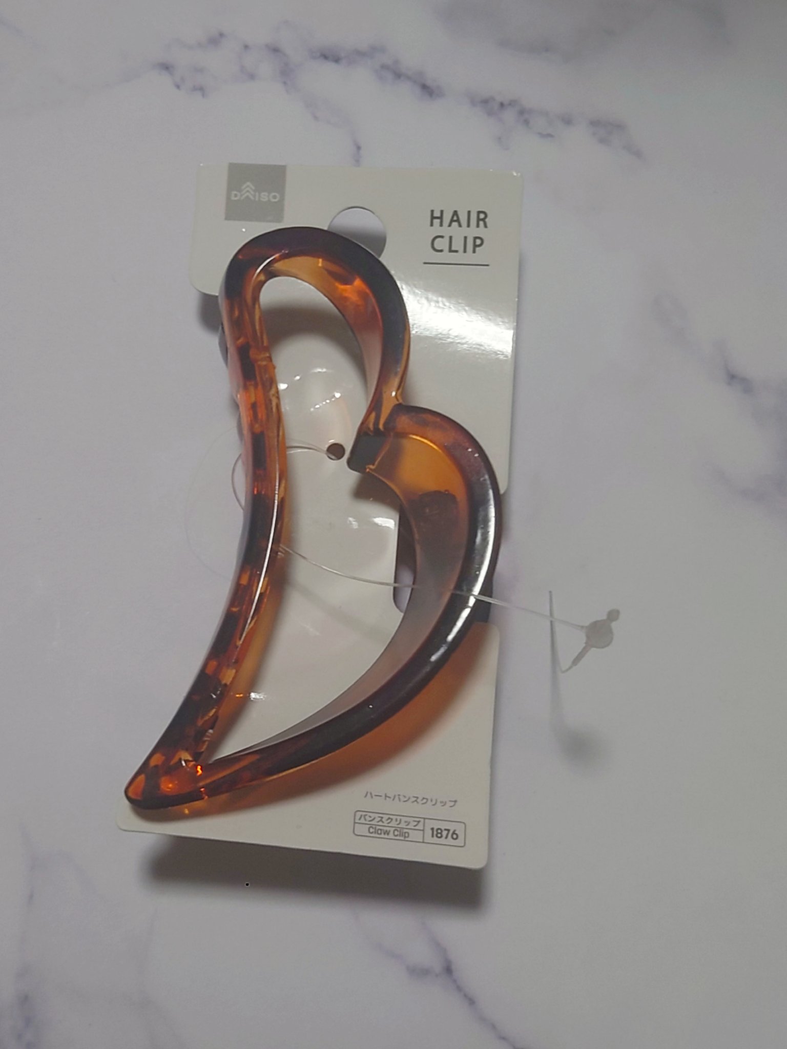 バンスクリップ/DAISO/ヘアアクセサリーを使ったクチコミ（1枚目）