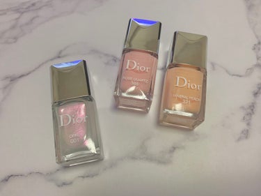 ディオール ヴェルニ 331 ミネラル ピーチ (スプリング コレクション2022数量限定色)（生産終了）/Dior/マニキュアを使ったクチコミ（3枚目）