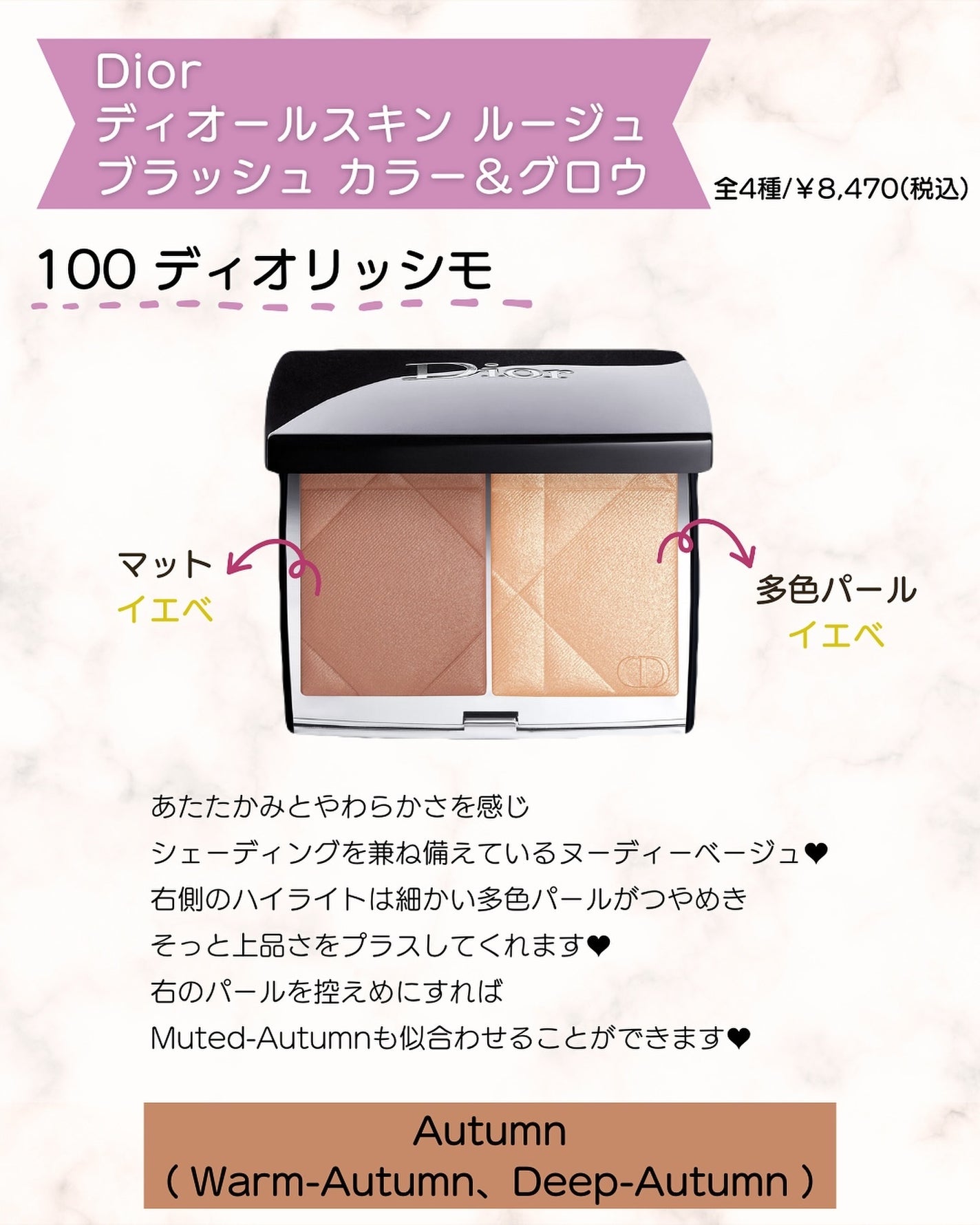 ディオールスキン ルージュ ブラッシュ カラー&グロウ/Dior/パウダーチークを使ったクチコミ(4枚目)