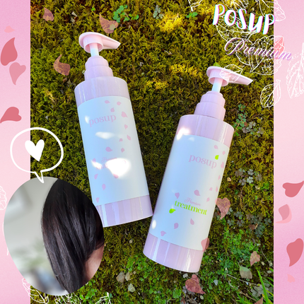 ポスプ プレミアムシャンプー/プレミアムトリートメント/posup/市販シャンプーを使ったクチコミ(4枚目)