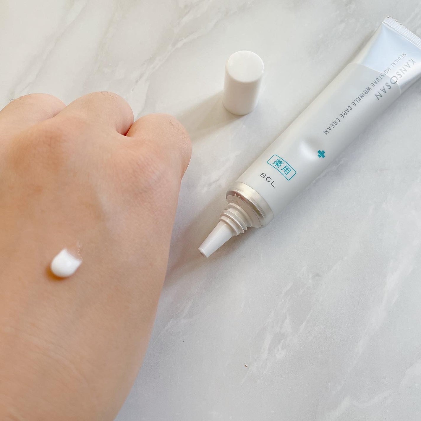 乾燥さん 薬用リンクルケアクリーム 【医薬部外品】/乾燥さん/フェイスクリームを使ったクチコミ(2枚目)