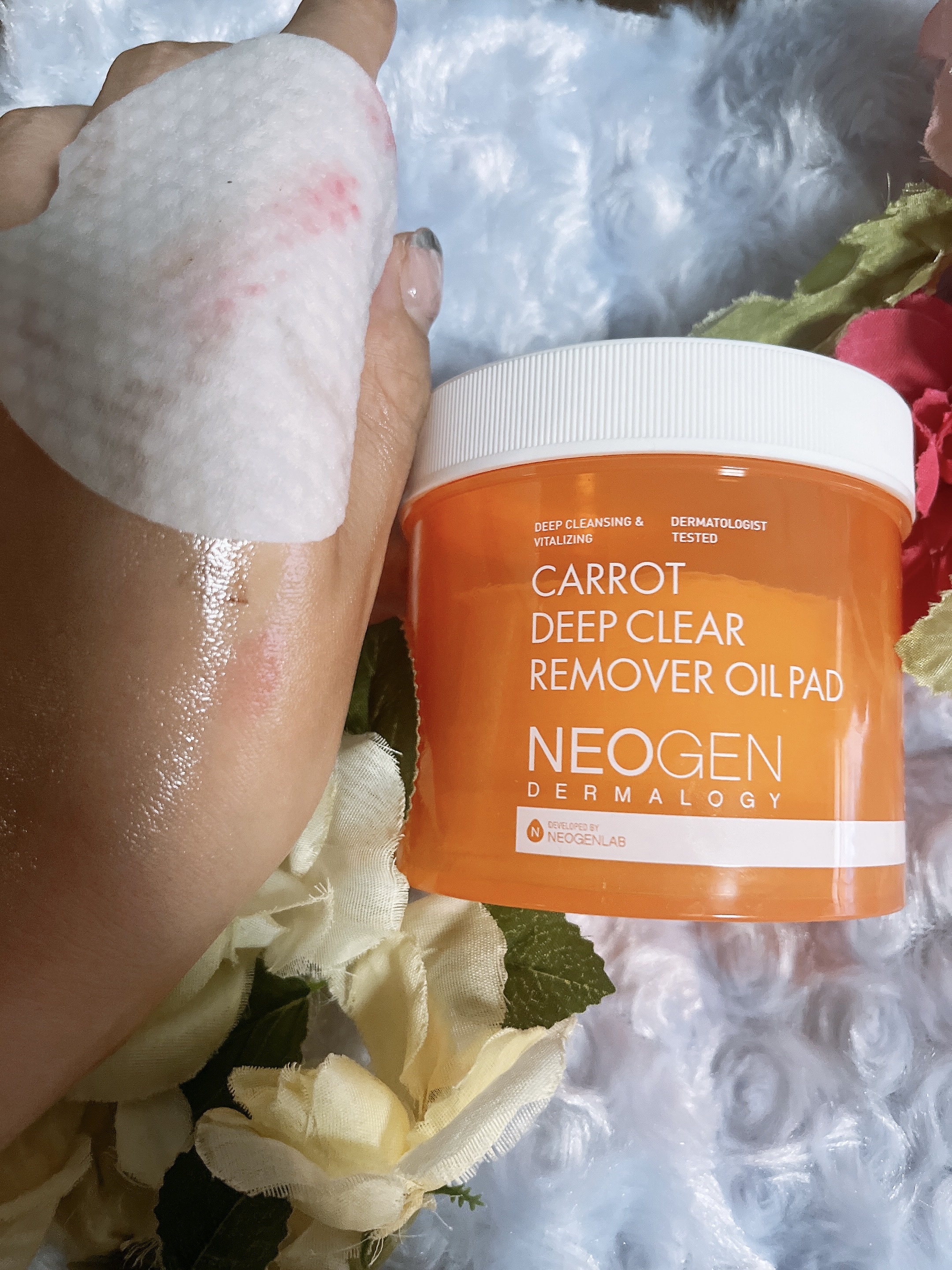 キャロットディープクリアリムーバーオイルパッド/NEOGEN/トナーパッドを使ったクチコミ（2枚目）