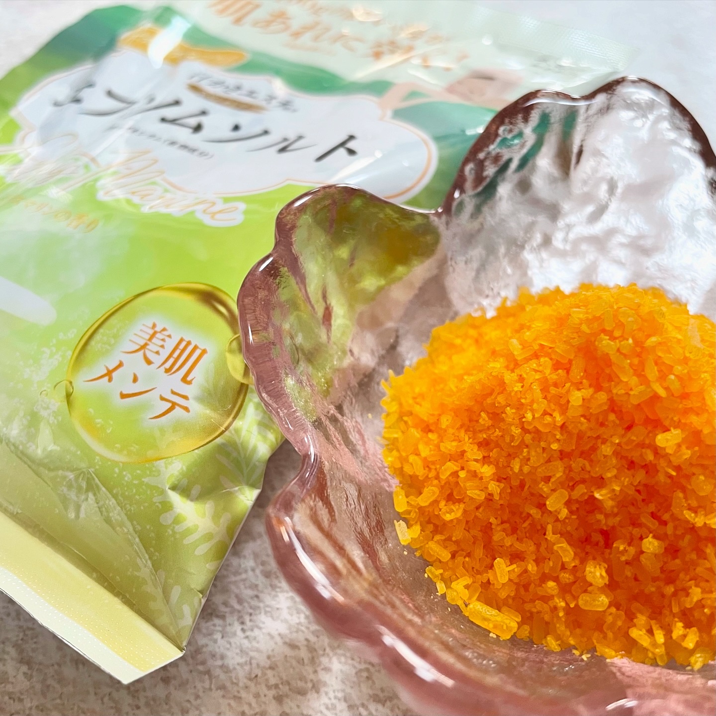 汗かきエステ気分 スペシャリテ エプソムソルト フローラルマリンの香り/マックス/無機塩系入浴剤を使ったクチコミ（3枚目）