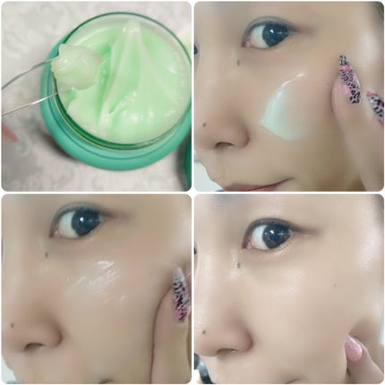 カラーフードシリーズグリーングロウアップクリーム/Tovegan/フェイスクリームを使ったクチコミ(4枚目)