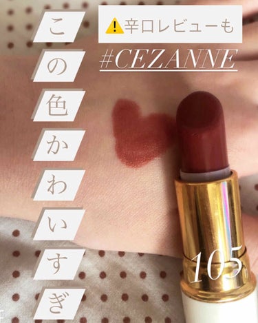 ラスティング リップカラーN/CEZANNE/口紅を使ったクチコミ（1枚目）