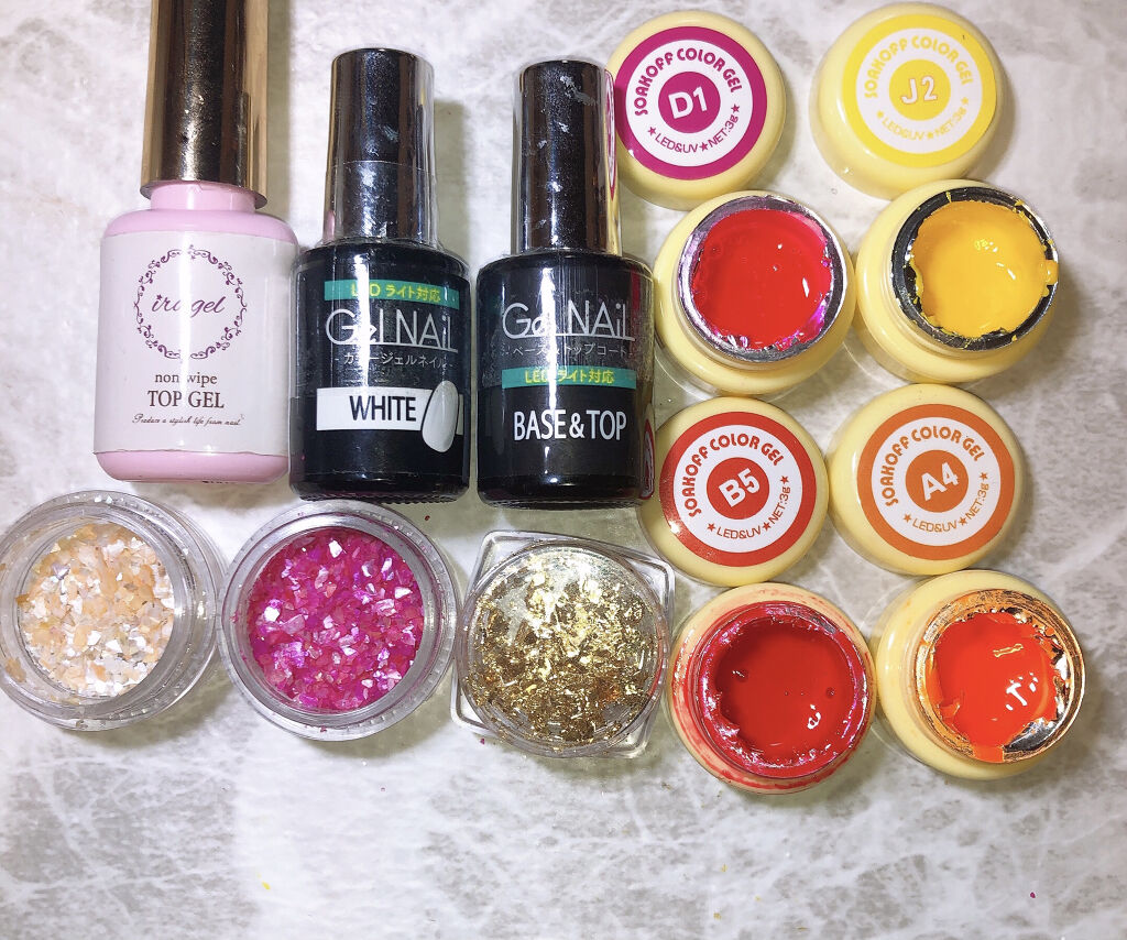 ジェルネイル（ライト対応）/セリア/ジェルネイルを使ったクチコミ（2枚目）