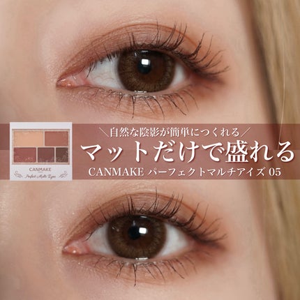 パーフェクトマルチアイズ/キャンメイク/アイシャドウパレットを使ったクチコミ(1枚目)