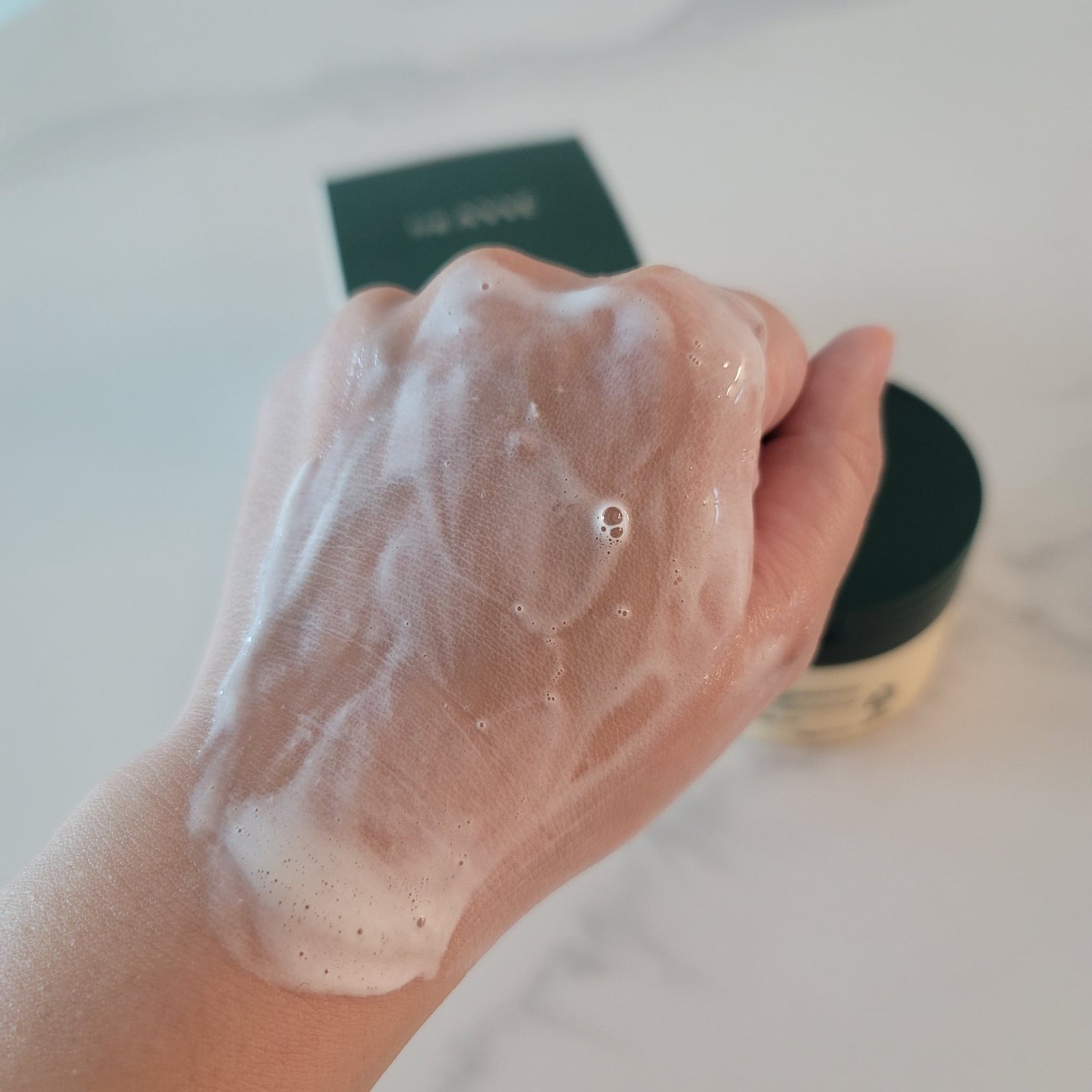 グリーンオートクレンジングホイップ/THE A'VVE/その他洗顔料を使ったクチコミ(5枚目)