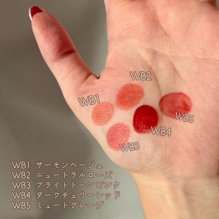 MERZY ザ ウォータリー ブラー ティントのクチコミ「〰️
MERZY
ザ ウォータリー ブラー ティント
WB1 サーモンベージュ
WB2 .....」(2枚目)