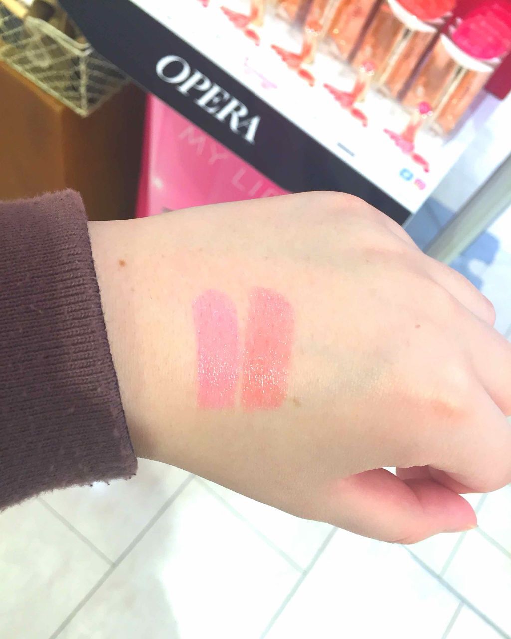 オペラ リップティント N/OPERA/リップティントを使ったクチコミ（2枚目）