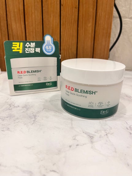 レッドブレミッシュクリアクイックスージングパック/Dr.G/拭き取り化粧水を使ったクチコミ(1枚目)