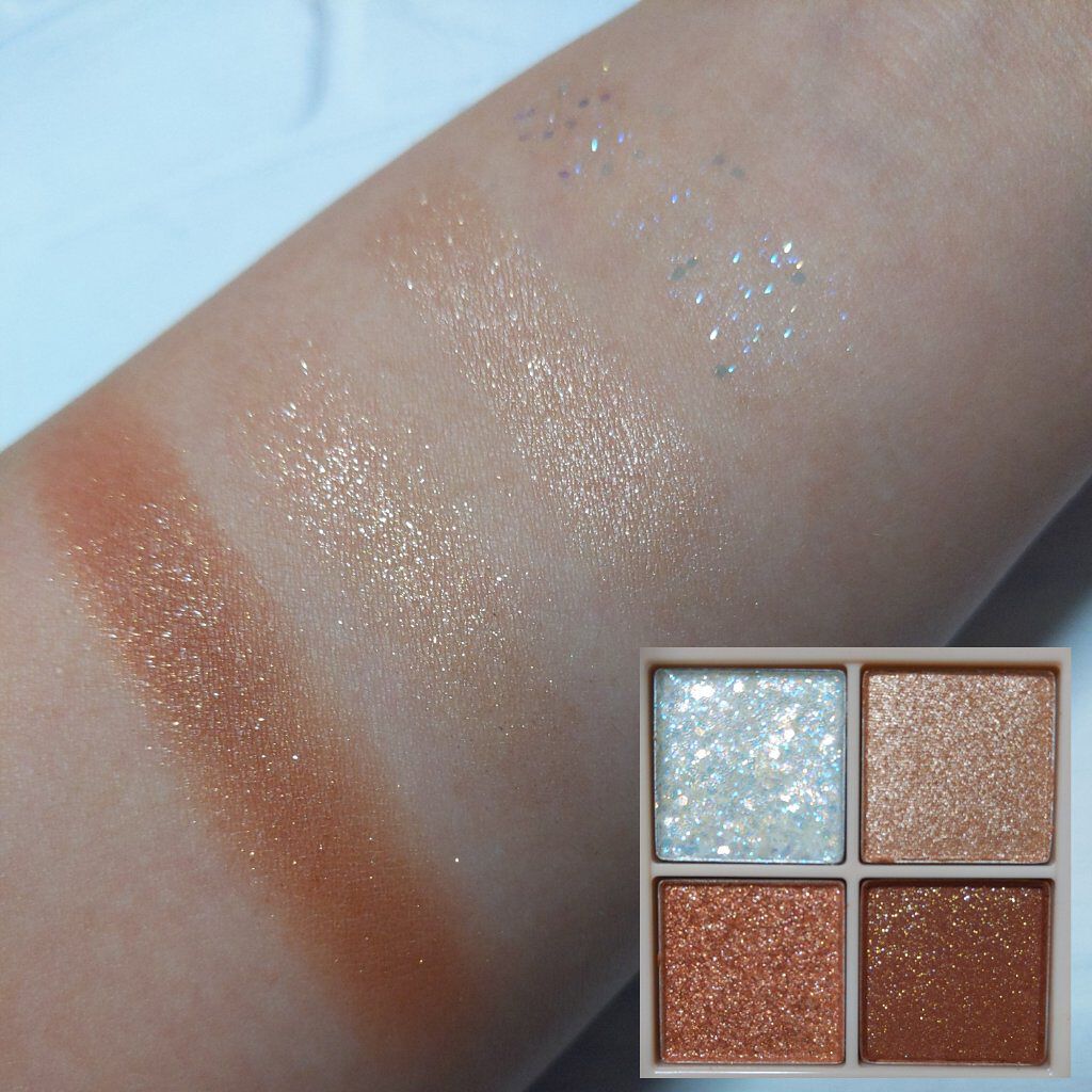 TWINKLE POP Pearl Flex Glitter Eye Palette/CLIO/アイシャドウパレットを使ったクチコミ（3枚目）