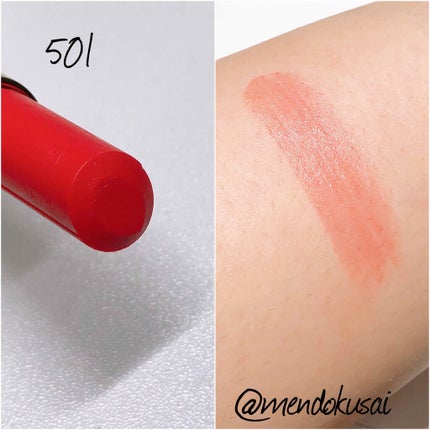 ラスティンググロスリップ/CEZANNE/口紅を使ったクチコミ(3枚目)