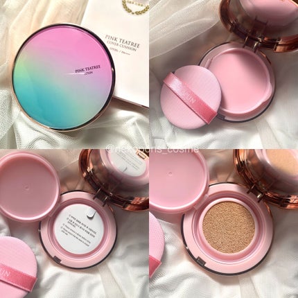 ピンクティーツリーカバークッション/APLIN/クッションファンデーションを使ったクチコミ(2枚目)