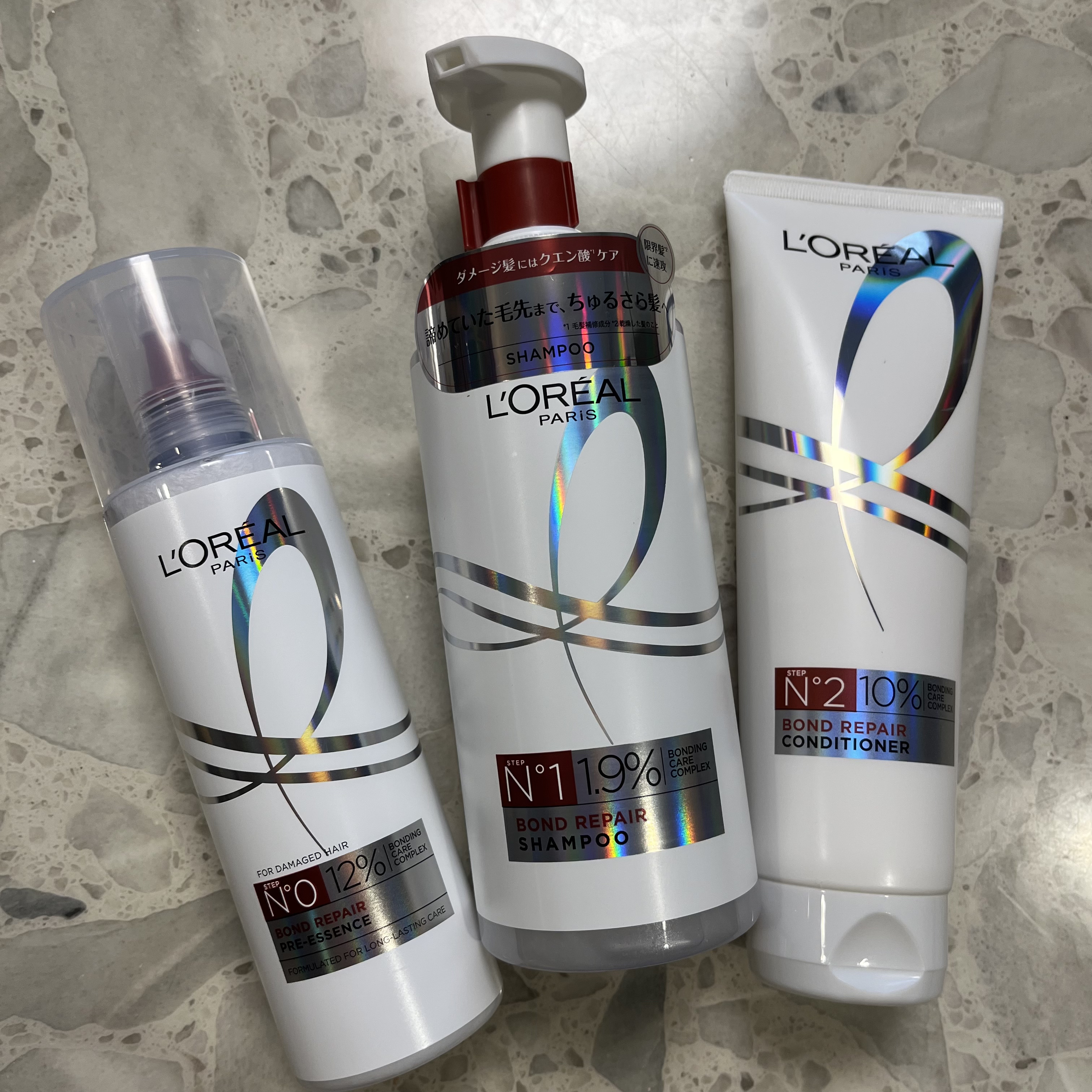 ロレアル パリ ボンド リペア シャンプー／コンディショナー/ロレアル パリ/市販シャンプーを使ったクチコミ（2枚目）