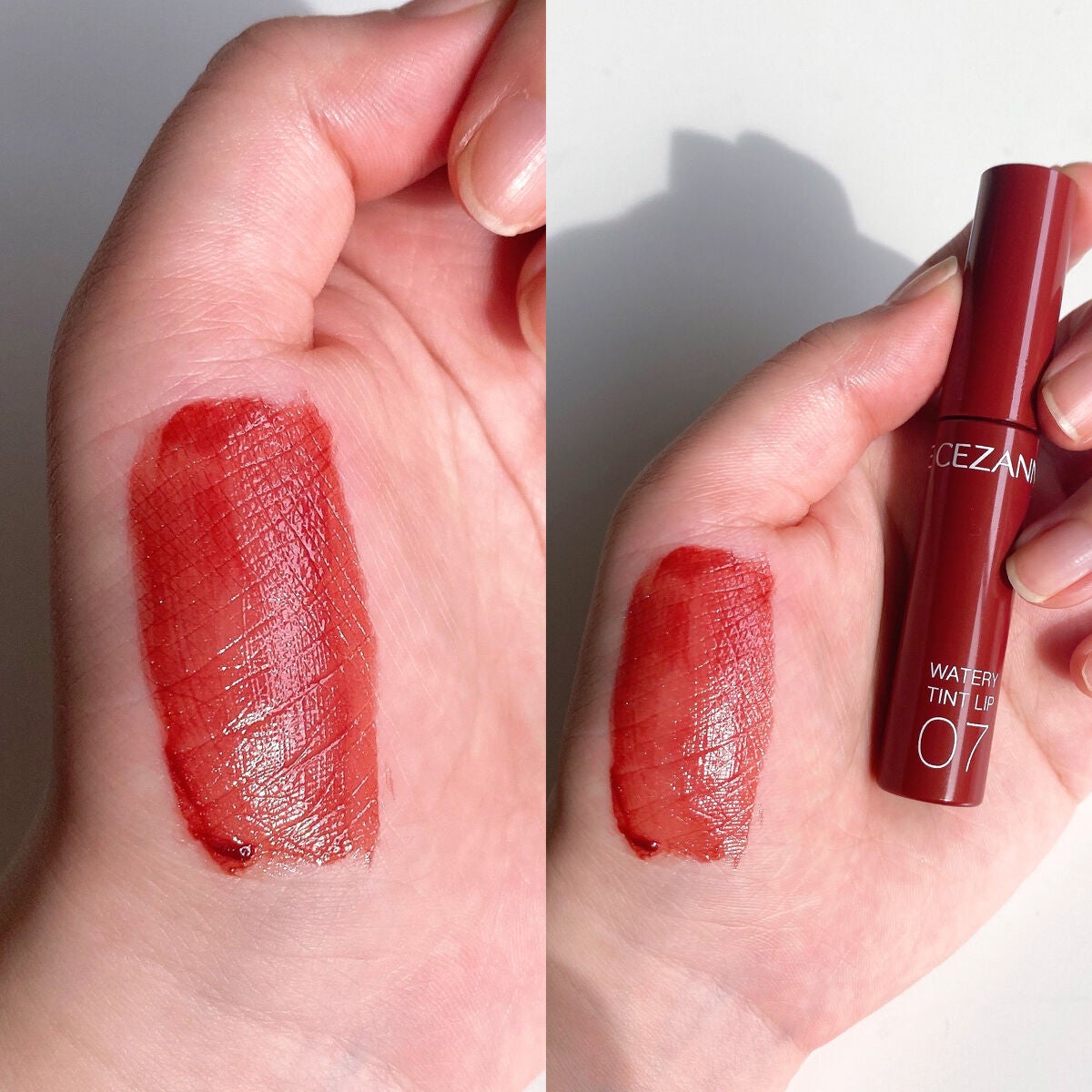 ウォータリーティントリップ/CEZANNE/リップティントを使ったクチコミ(4枚目)