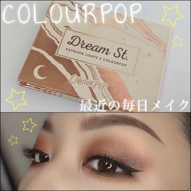 ドリームストリートプレストパウダー シャドーパレット/ColourPop/パウダーアイシャドウを使ったクチコミ（1枚目）