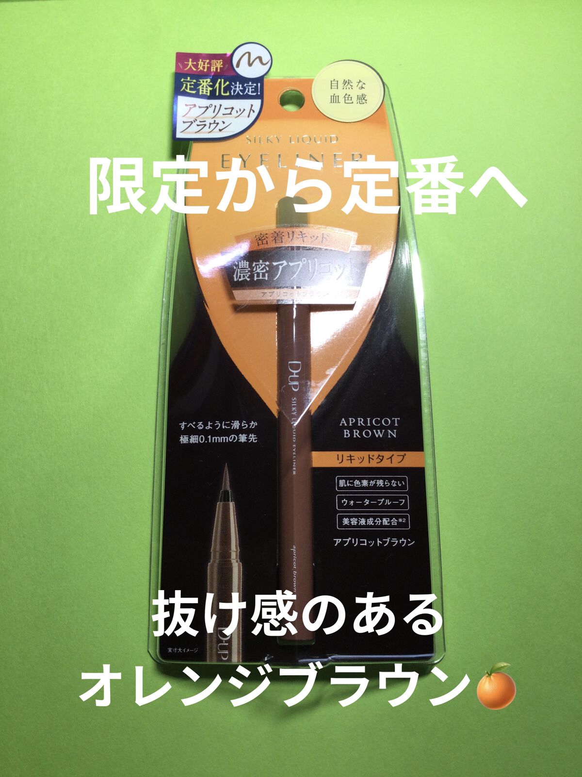 シルキーリキッドアイライナーWP/D-UP/リキッドアイライナーを使ったクチコミ（1枚目）