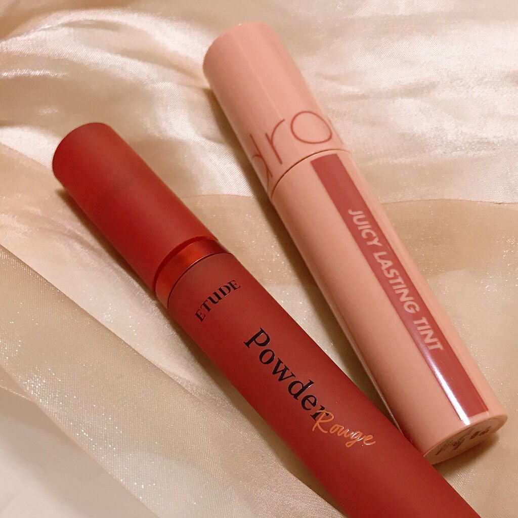 ジューシーラスティングティント/rom&nd/リップティントを使ったクチコミ(1枚目)