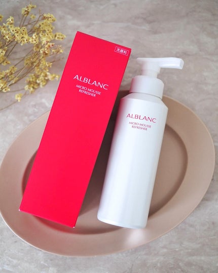マイクロムース リフレッシャー/ALBLANC/泡洗顔を使ったクチコミ(1枚目)