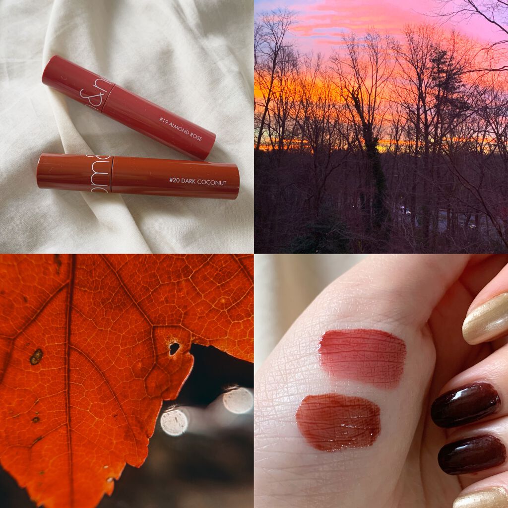 ジューシーラスティングティント/rom&nd/リップティントを使ったクチコミ（1枚目）