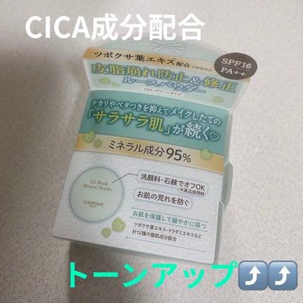 オイルブロックミネラルパウダー/キャンメイク/ルースパウダーを使ったクチコミ(1枚目)