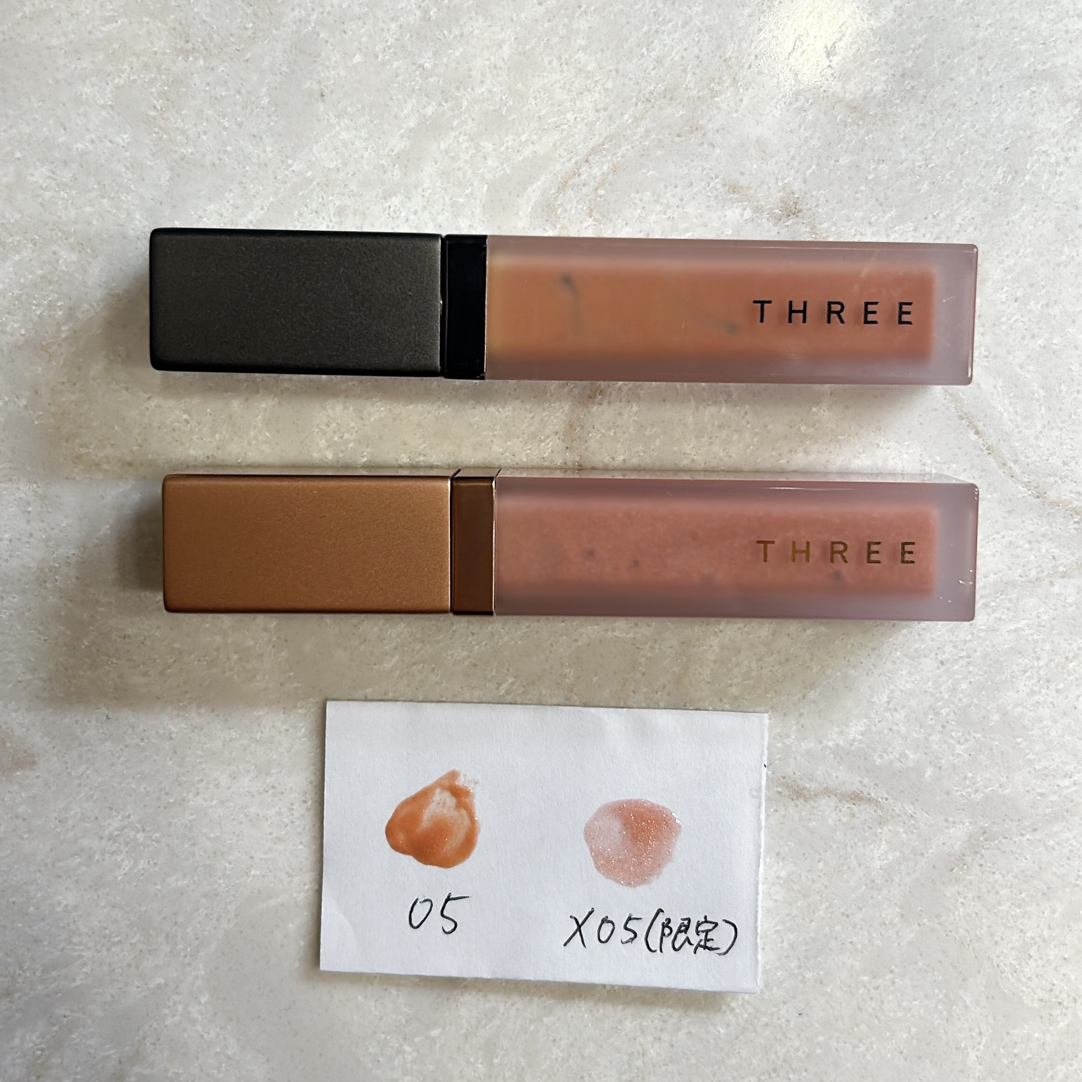 THREE ディヴァインリップジェム X05 JOIE DE VIVRE/THREE/口紅を使ったクチコミ（1枚目）