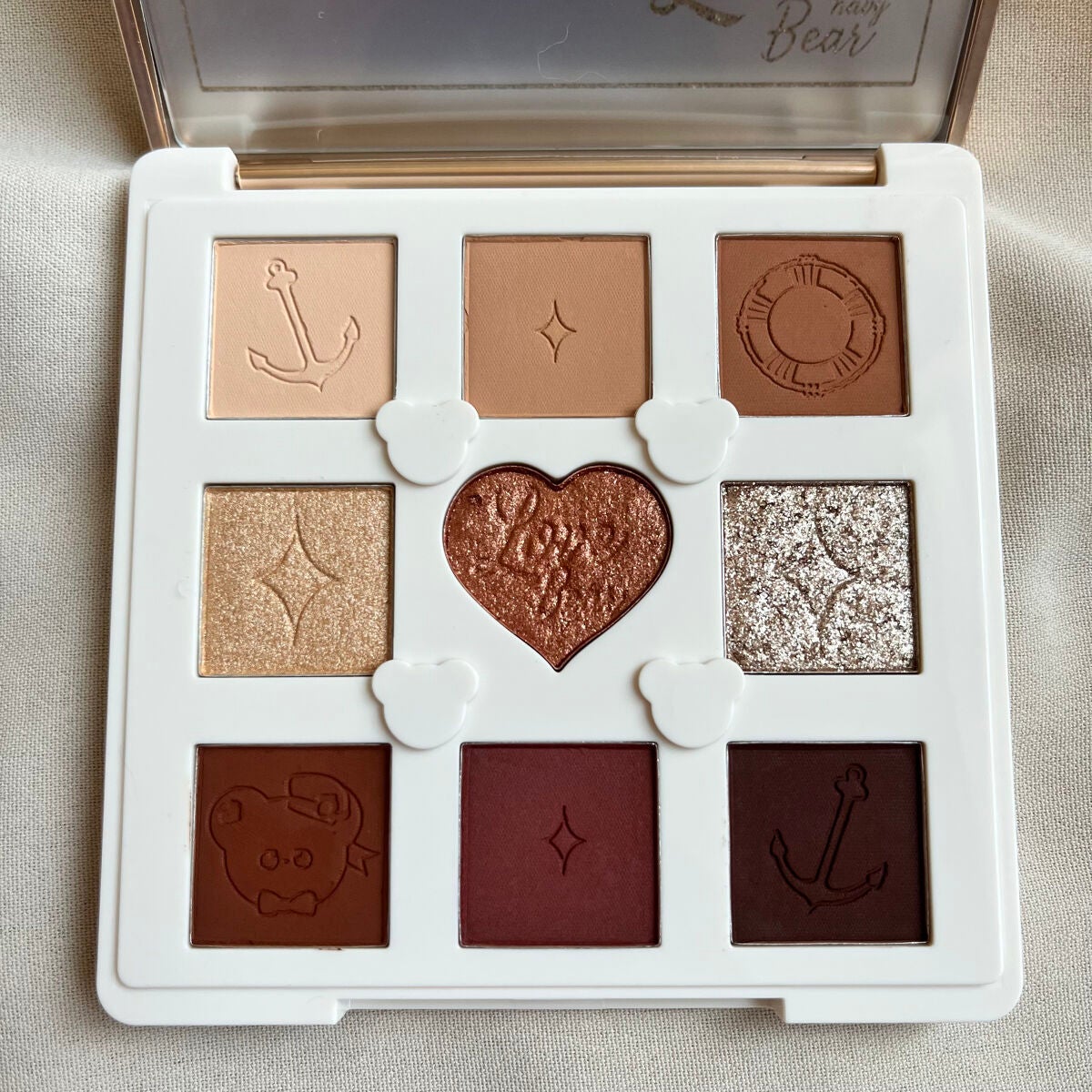 Love Bear 9色 アイシャドウパレット/FlowerKnows/アイシャドウパレットを使ったクチコミ(3枚目)