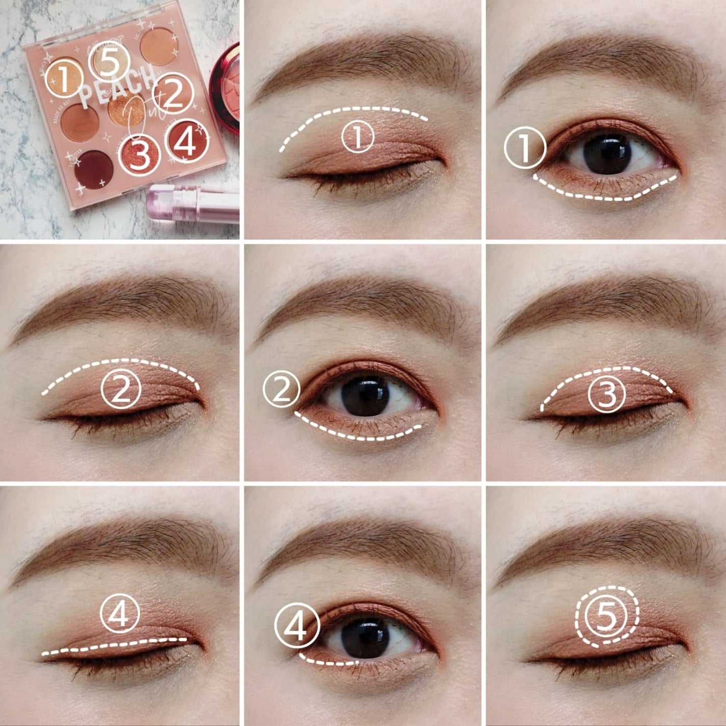 PEACH Out/ColourPop/アイシャドウパレットを使ったクチコミ(4枚目)