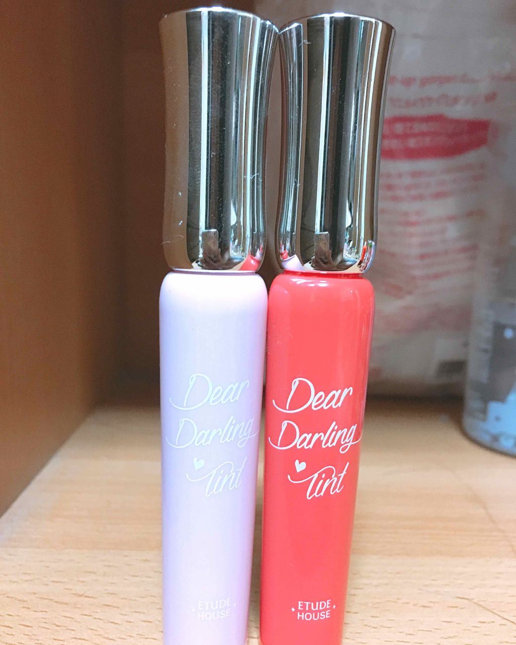 ディアダーリン オイルティント PK003 ピーチ/ETUDE/リップグロスを使ったクチコミ（1枚目）