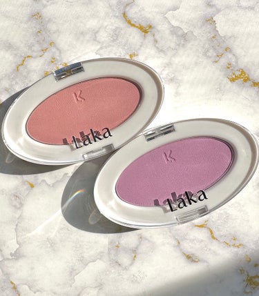 Laka ラブシルクブラッシュのクチコミ「チーク苦手な私が毎日使ってる💗



LAKA /  Love Silk Blush



7.....」（1枚目）