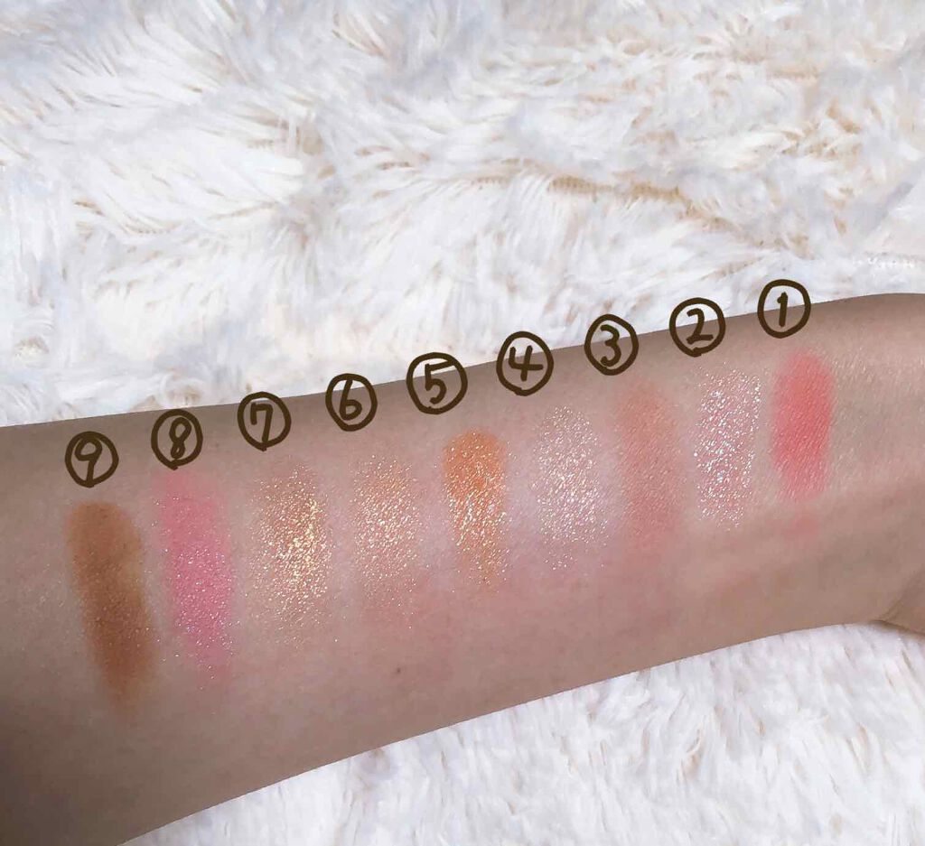 VenusMarble 9色アイシャドウパレット/Venus Marble/アイシャドウパレットを使ったクチコミ(3枚目)