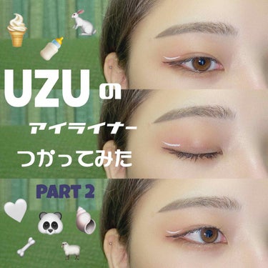 EYE OPENING LINER/UZU BY FLOWFUSHI/リキッドアイライナーを使ったクチコミ（1枚目）