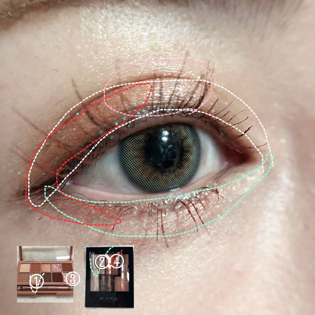 ヴィンテージモードアイズ/KATE/アイシャドウパレットを使ったクチコミ(3枚目)