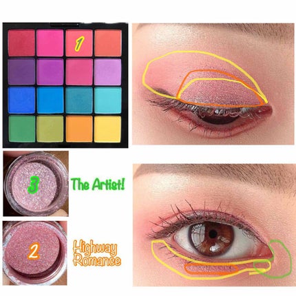 UT シャドウ パレット/NYX Professional Makeup/アイシャドウパレットを使ったクチコミ(6枚目)