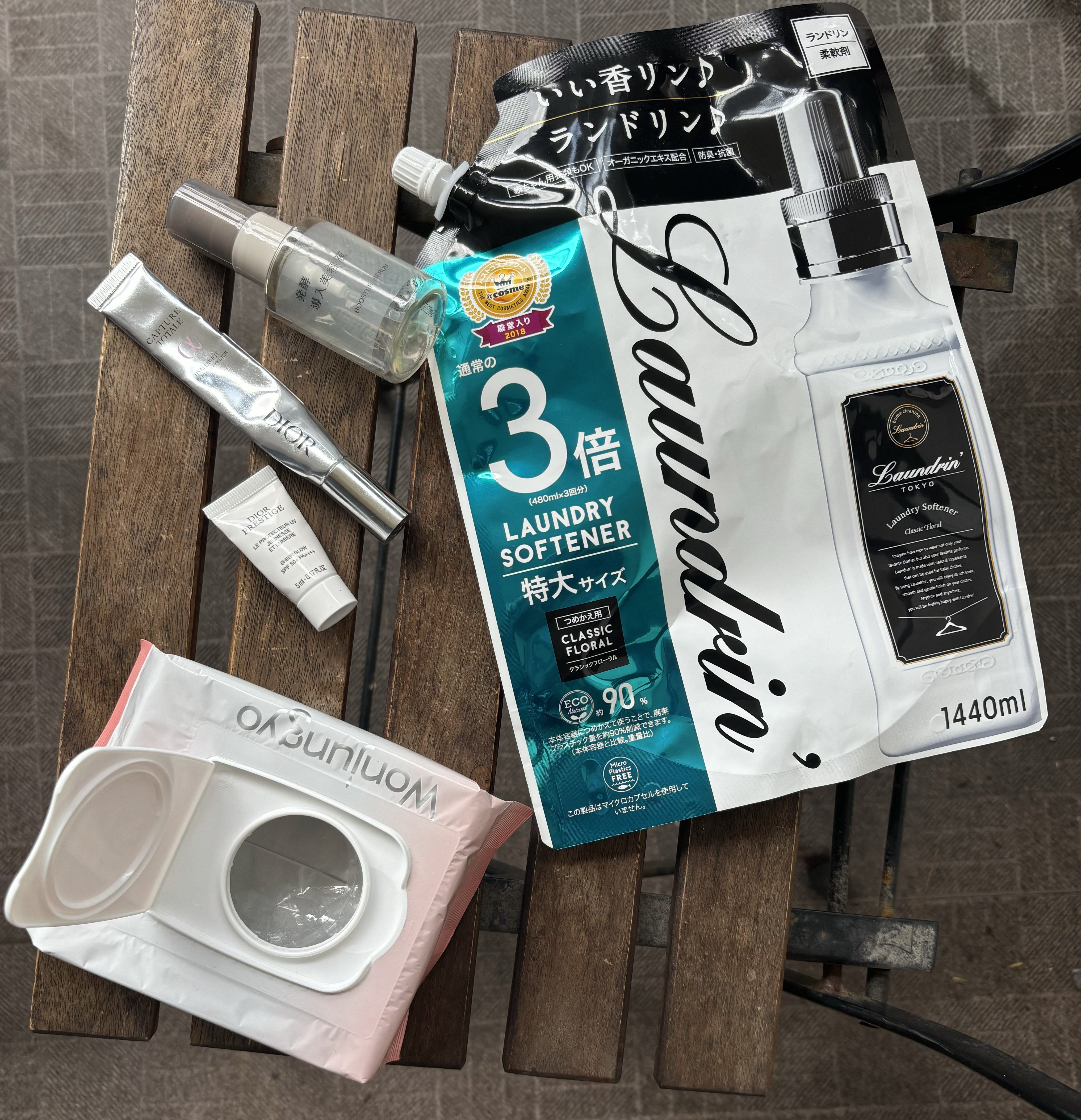 柔軟剤 クラシックフローラル 1440ml（詰替え3倍サイズ）/ランドリン/柔軟剤を使ったクチコミ（1枚目）