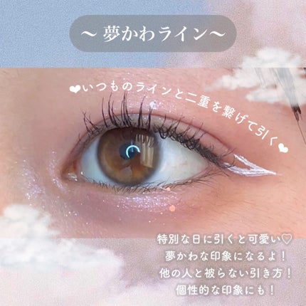 EYE OPENING LINER/UZU BY FLOWFUSHI/リキッドアイライナーを使ったクチコミ(6枚目)