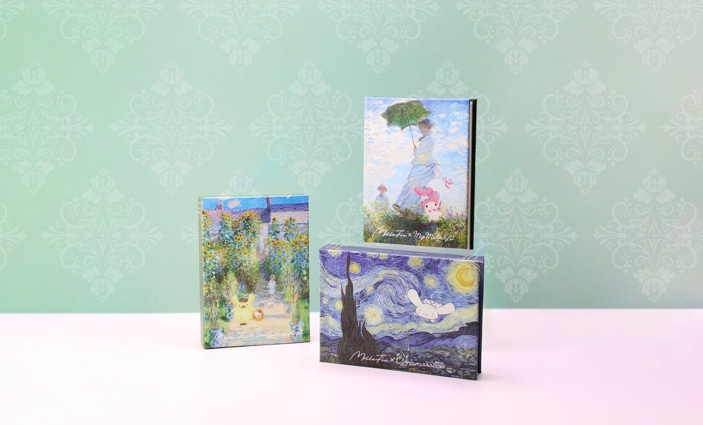 MilleFéeの大人気「絵画アイシャドウパレット」シリーズからサンリオコラボ限定デザインが数量限定で登場!のサムネイル
