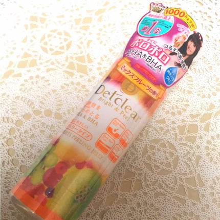 DETクリア ブライト&ピール ピーリングジェリー<ミックスフルーツの香り>/Detclear/ピーリングを使ったクチコミ(1枚目)