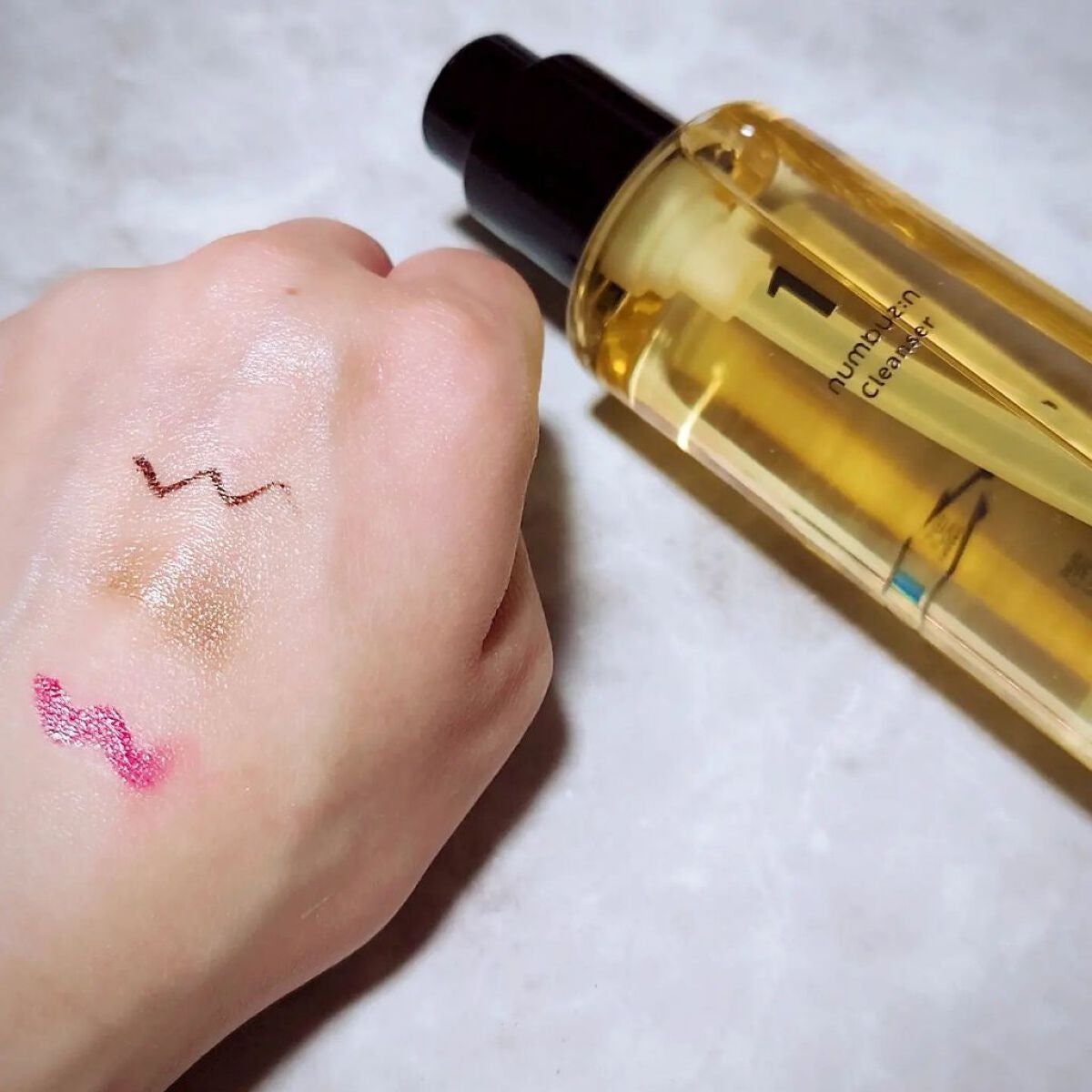 1番 さっぱりすっきりクレンジングオイル/numbuzin/オイルクレンジングを使ったクチコミ(4枚目)