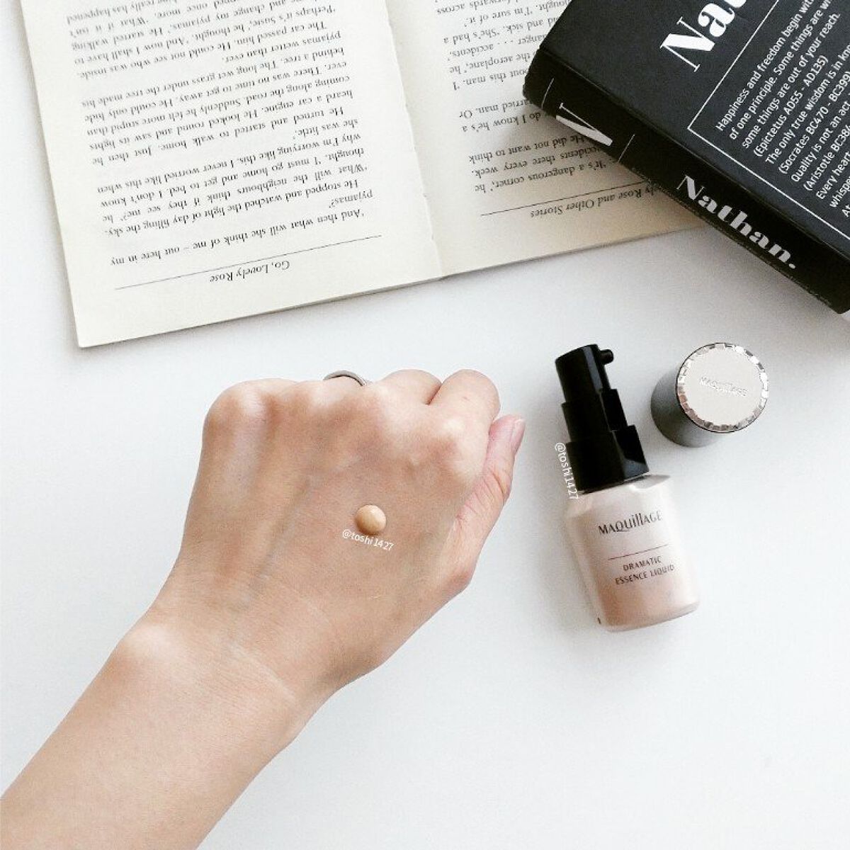 ドラマティックエッセンスリキッド/マキアージュ/リキッドファンデーションを使ったクチコミ（3枚目）