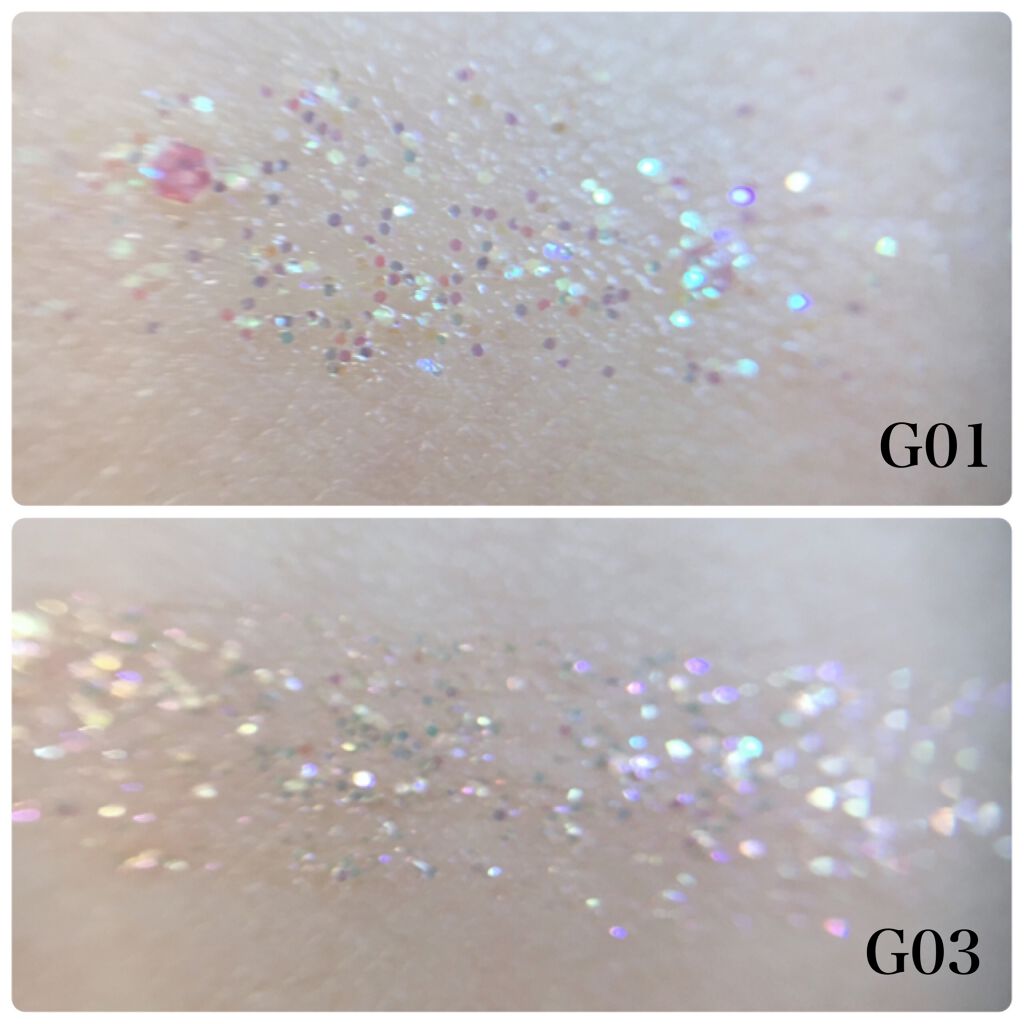 パールブリーアイグリッター/BLACK ROUGE/グリッターを使ったクチコミ（2枚目）