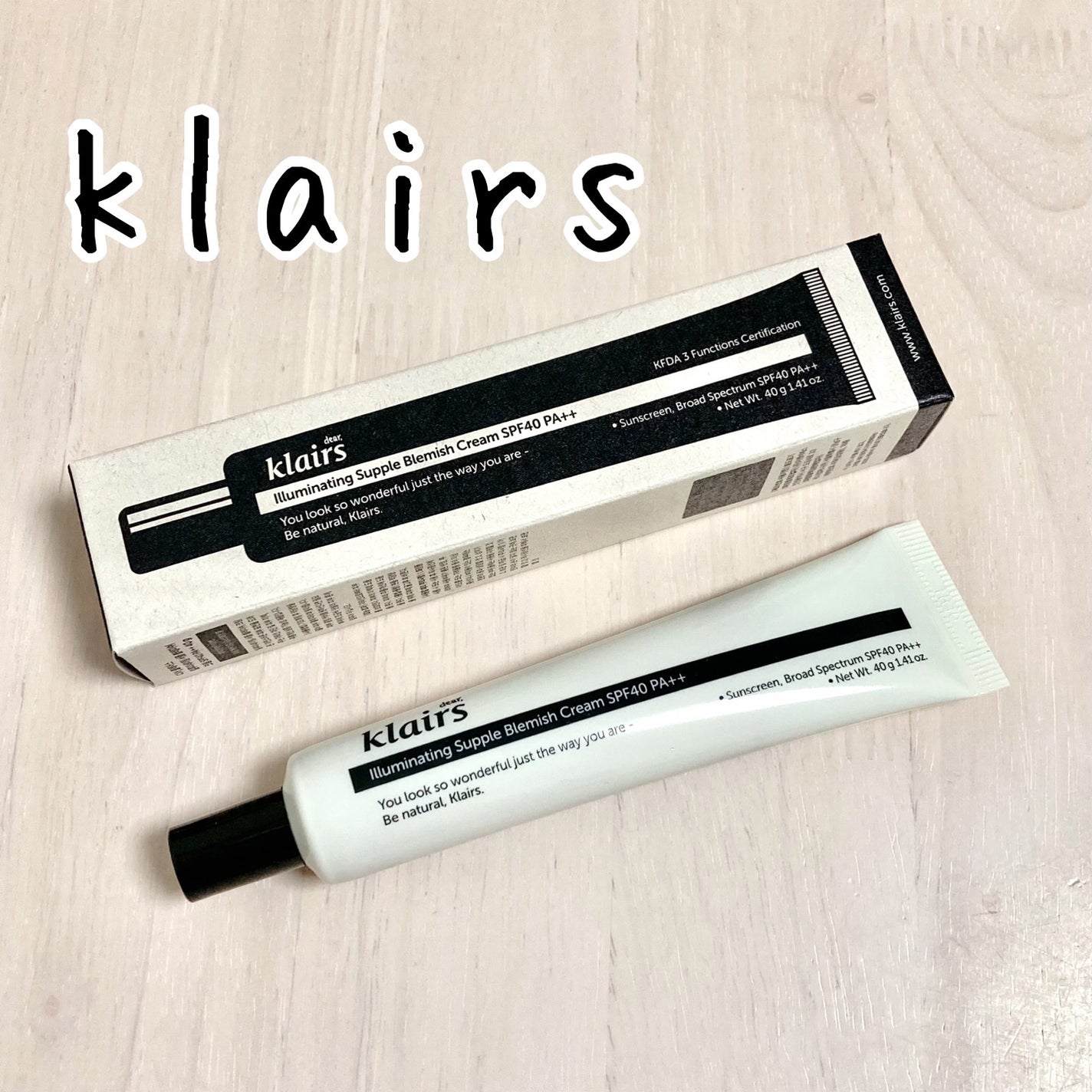 イルミネーティングサプルブレミッシュクリーム(40ml)/Klairs/化粧下地を使ったクチコミ(1枚目)